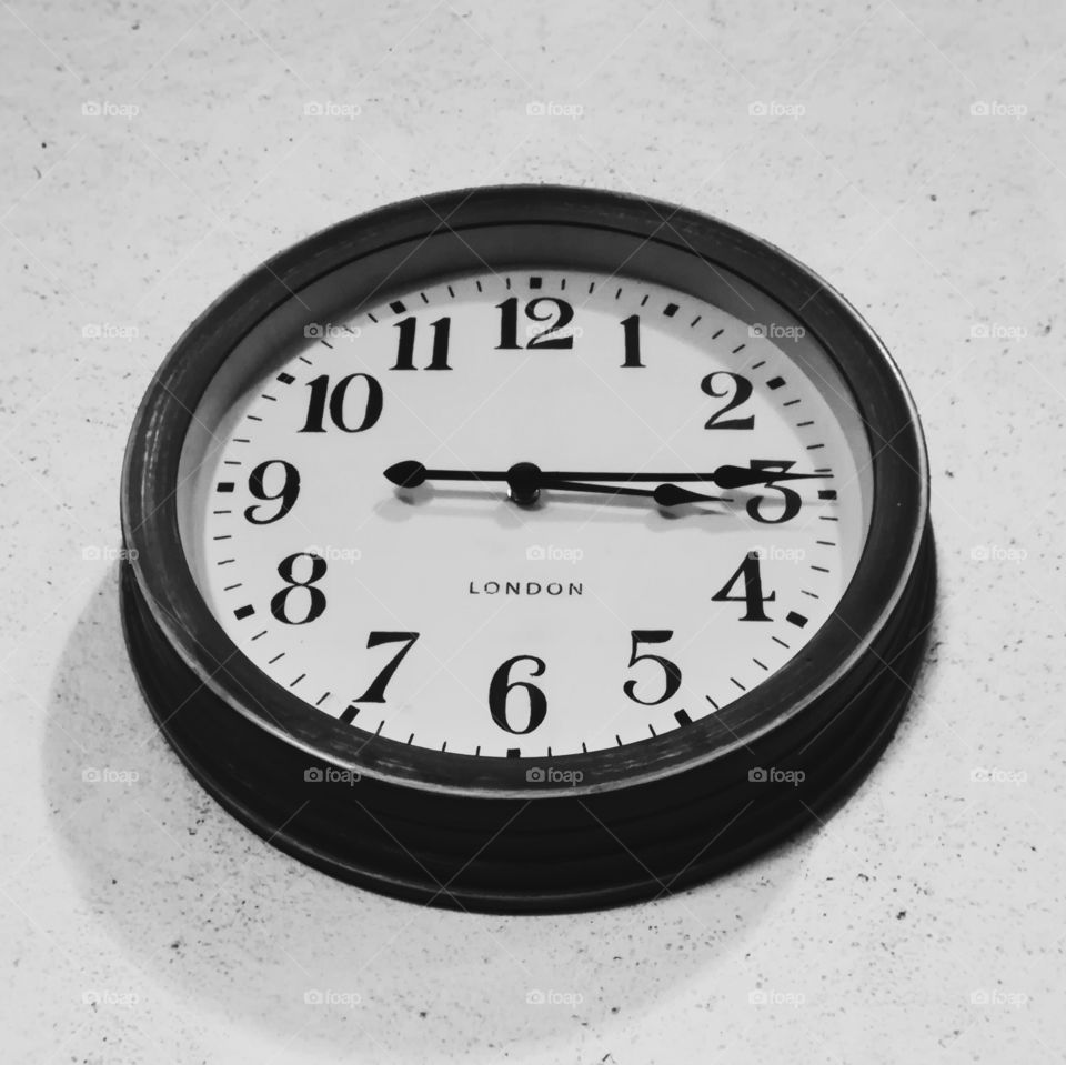 A clock is time's worst enemy.