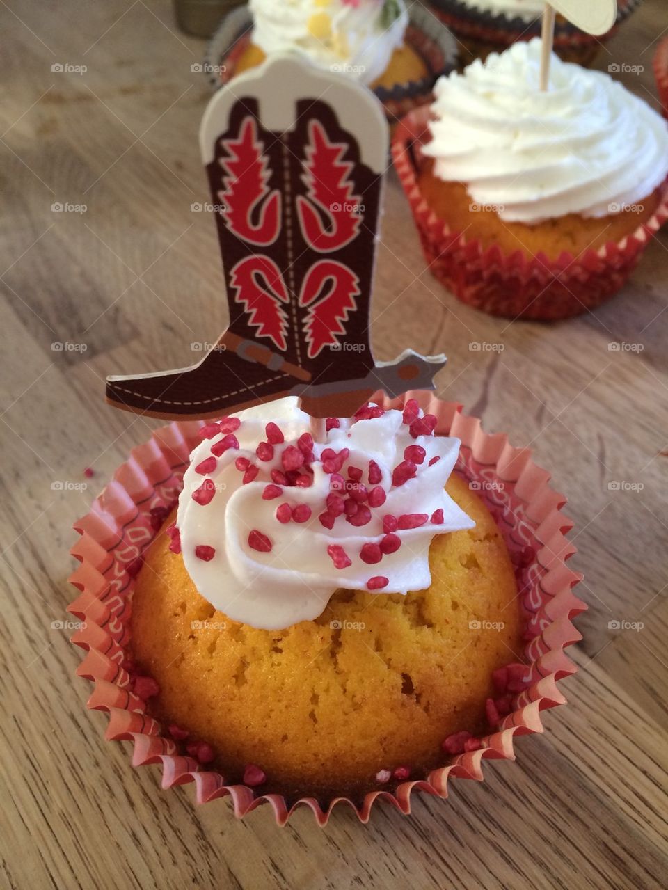 Cowboy cupcake