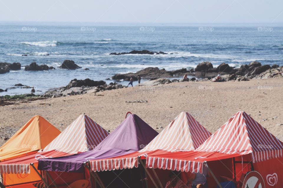 On the beach 