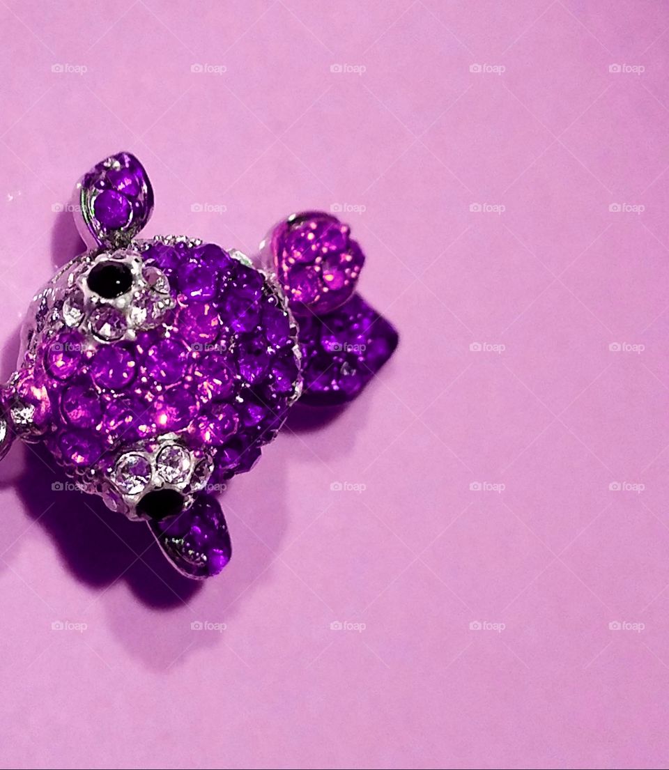 #Clash Of Colour - shades of purple with sparkles added.