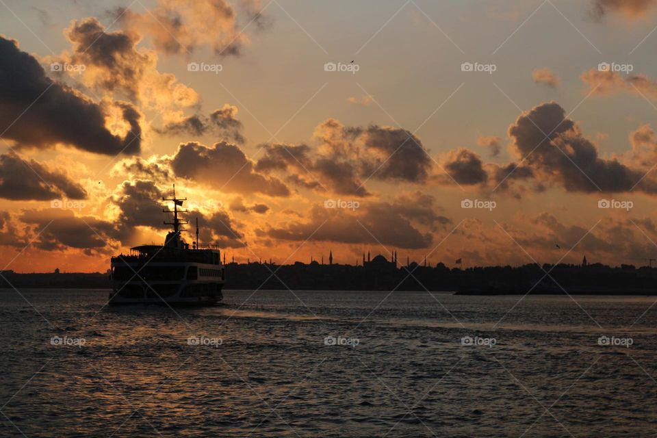 Sunset in Bosphorus