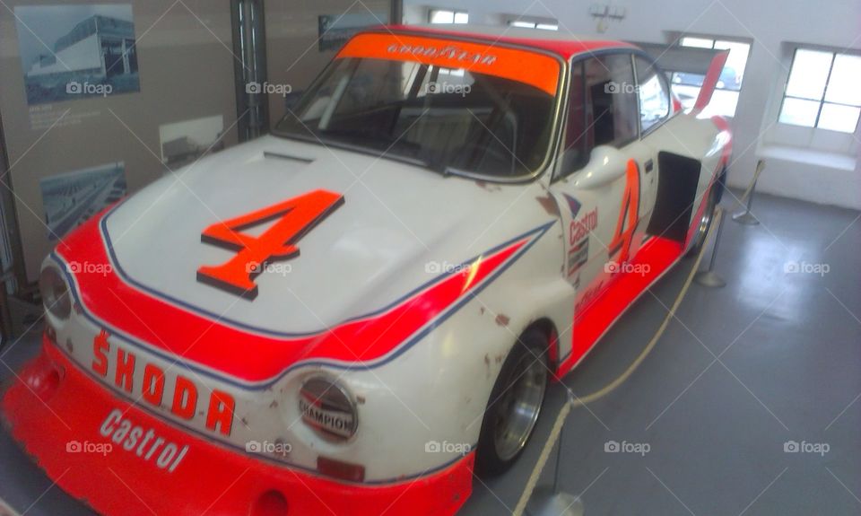racing car Škoda