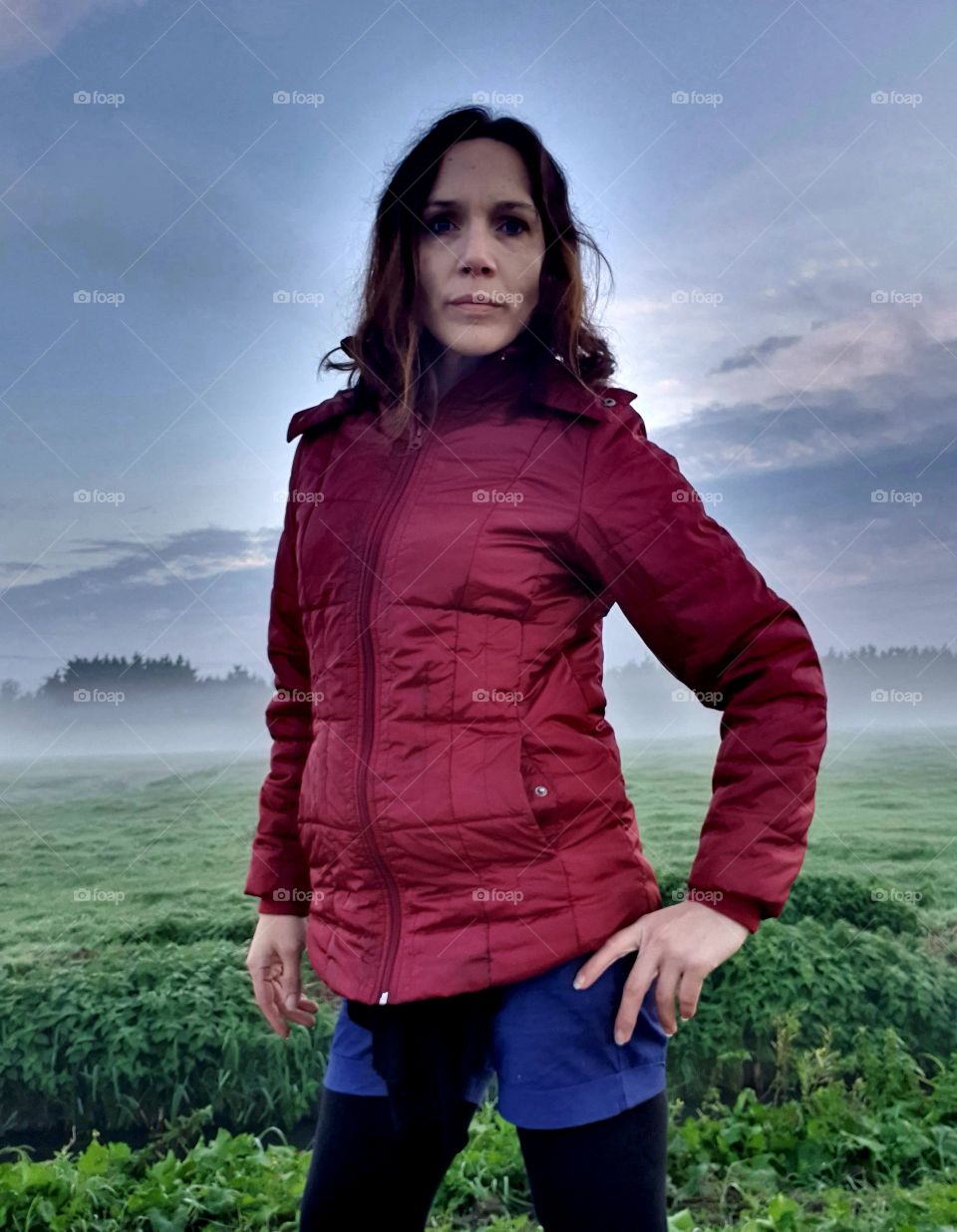 take a pose into the camera