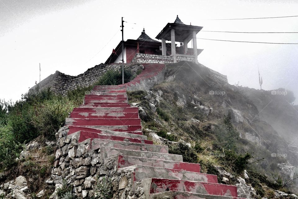 Hindu Temple, Himalchal Pradesh, India . Hindu Temple, Himalchal Pradesh, India 