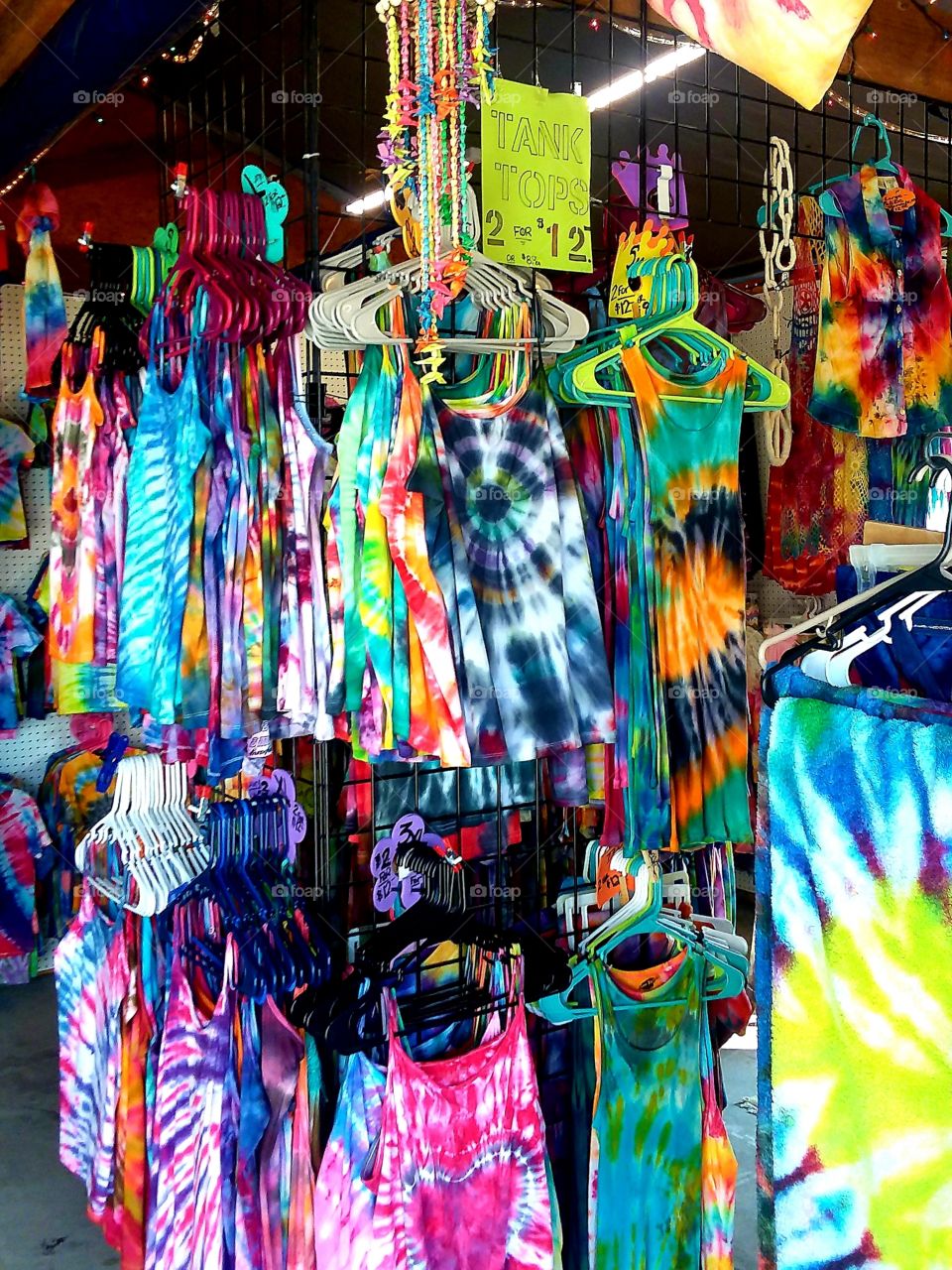 flea market beautiful tie dye colors!