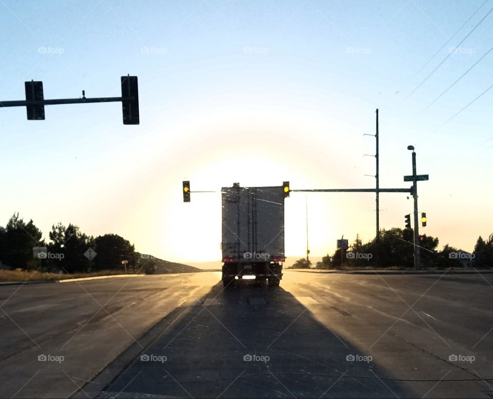 sunset truck