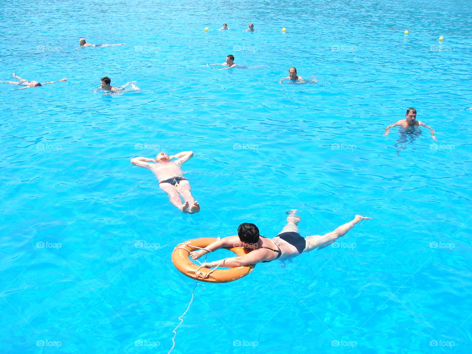 Early summer swimming in Ionian Sea