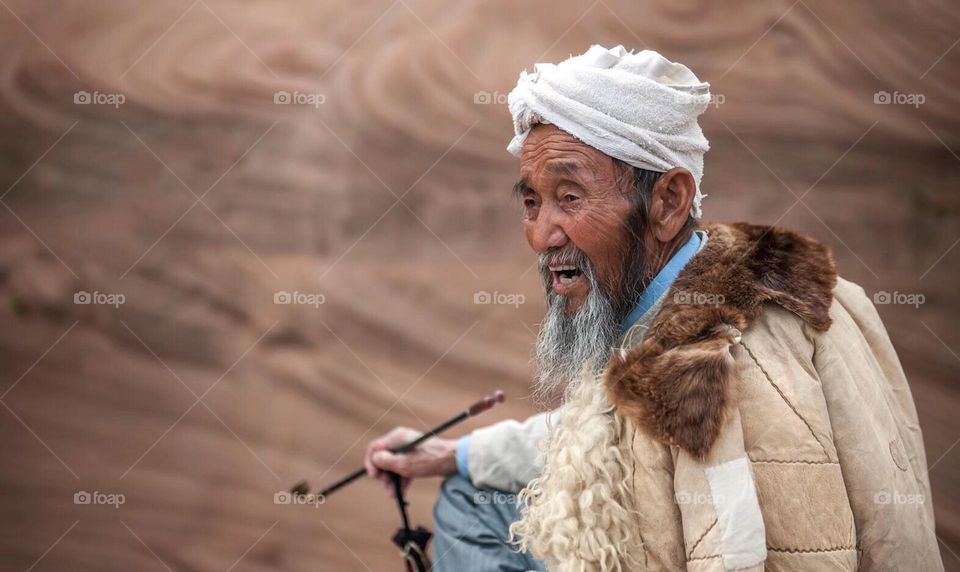 Unique face skin stories ，shooting northwest in China.