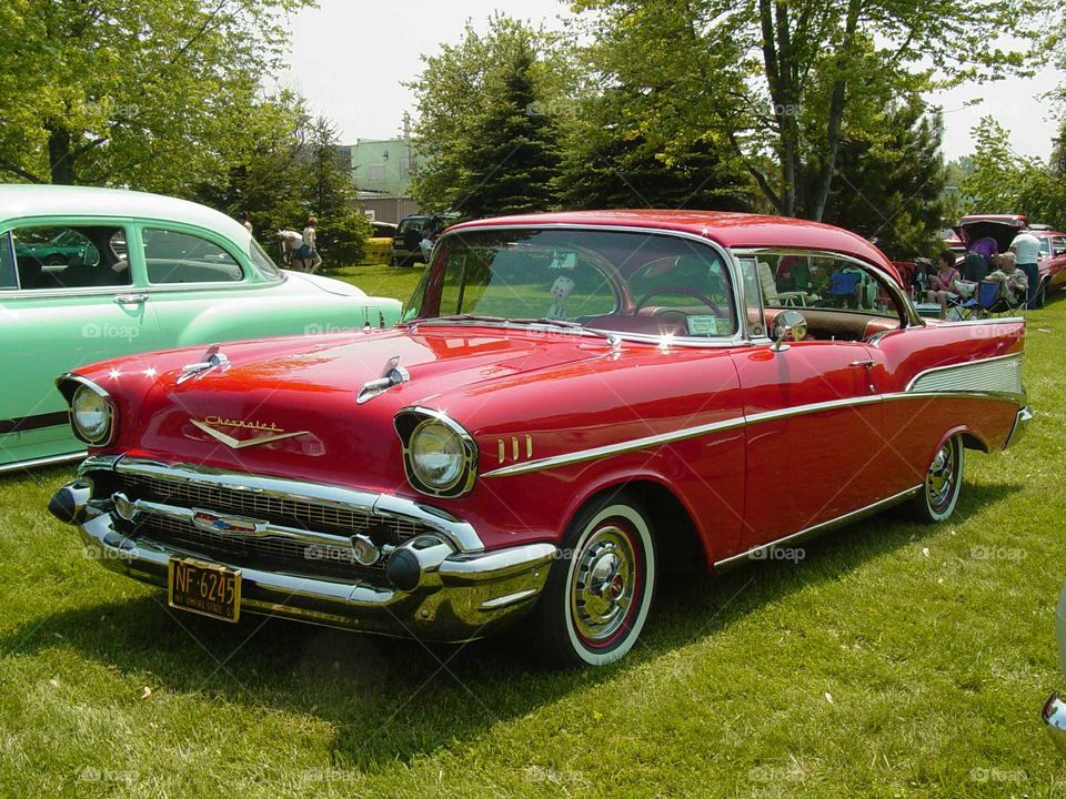 Red 57 Chevy