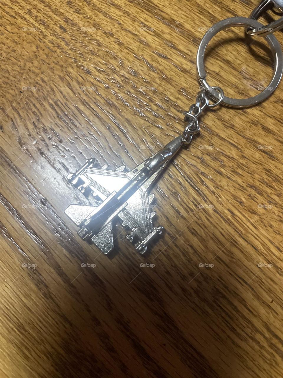 My Fighter jet keychain 