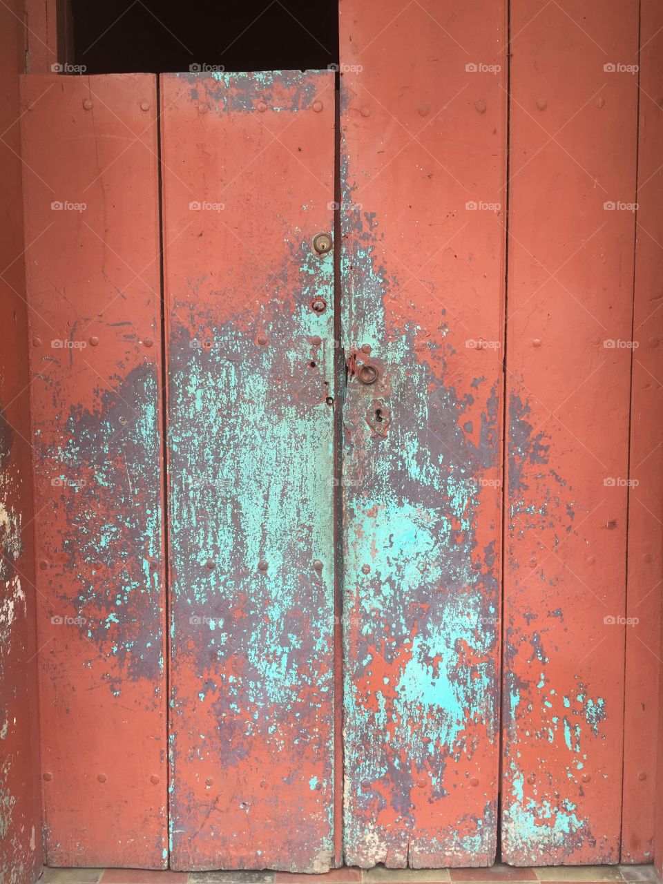 Door with texture