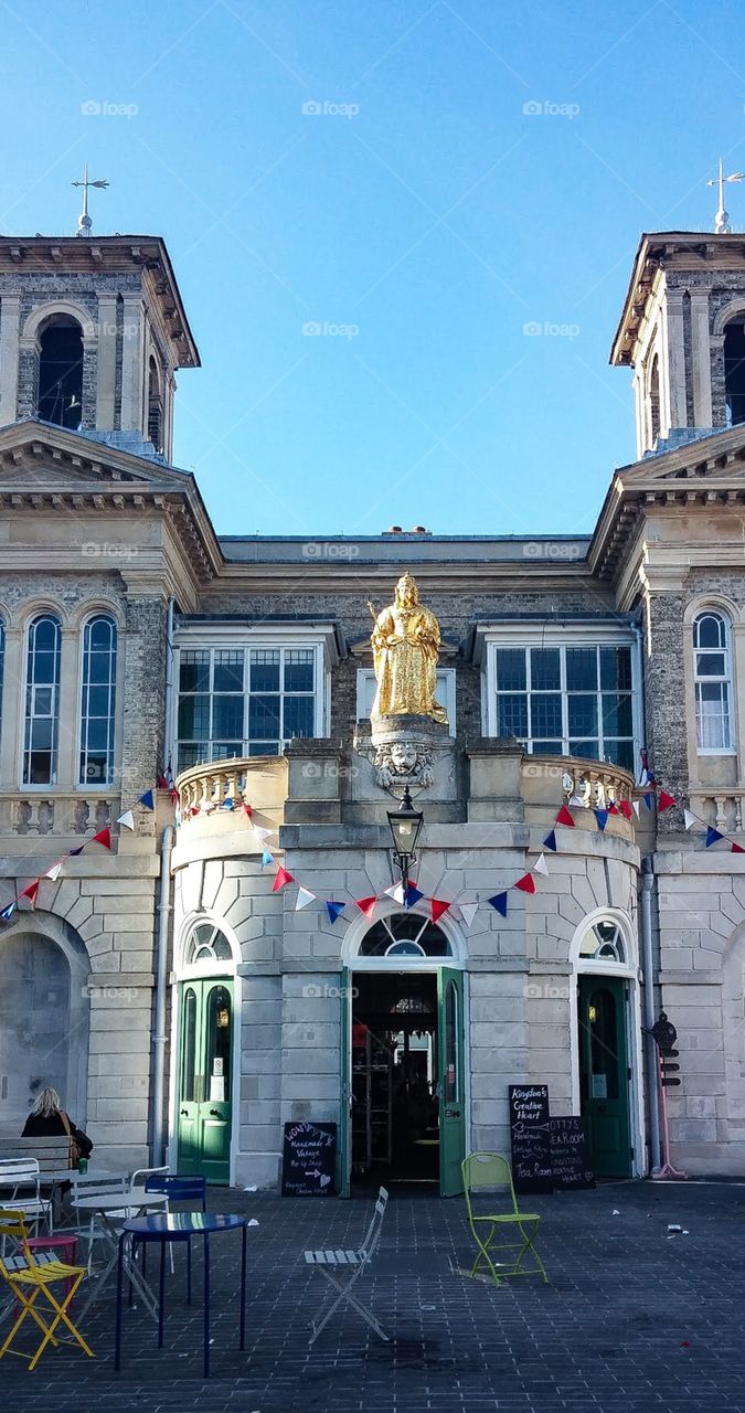Cafe in Kingston in London, England