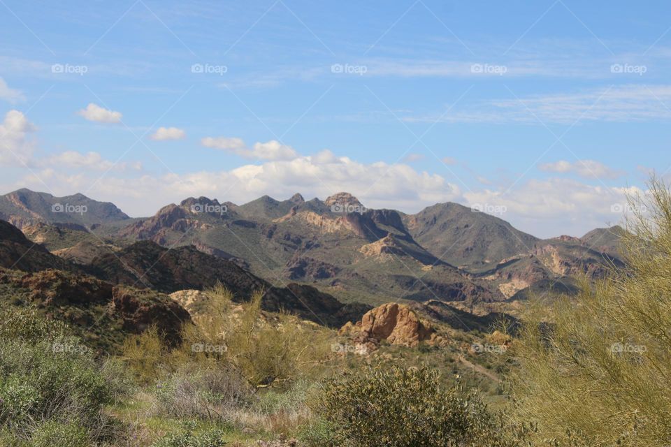 Mountains in Arizona Desert