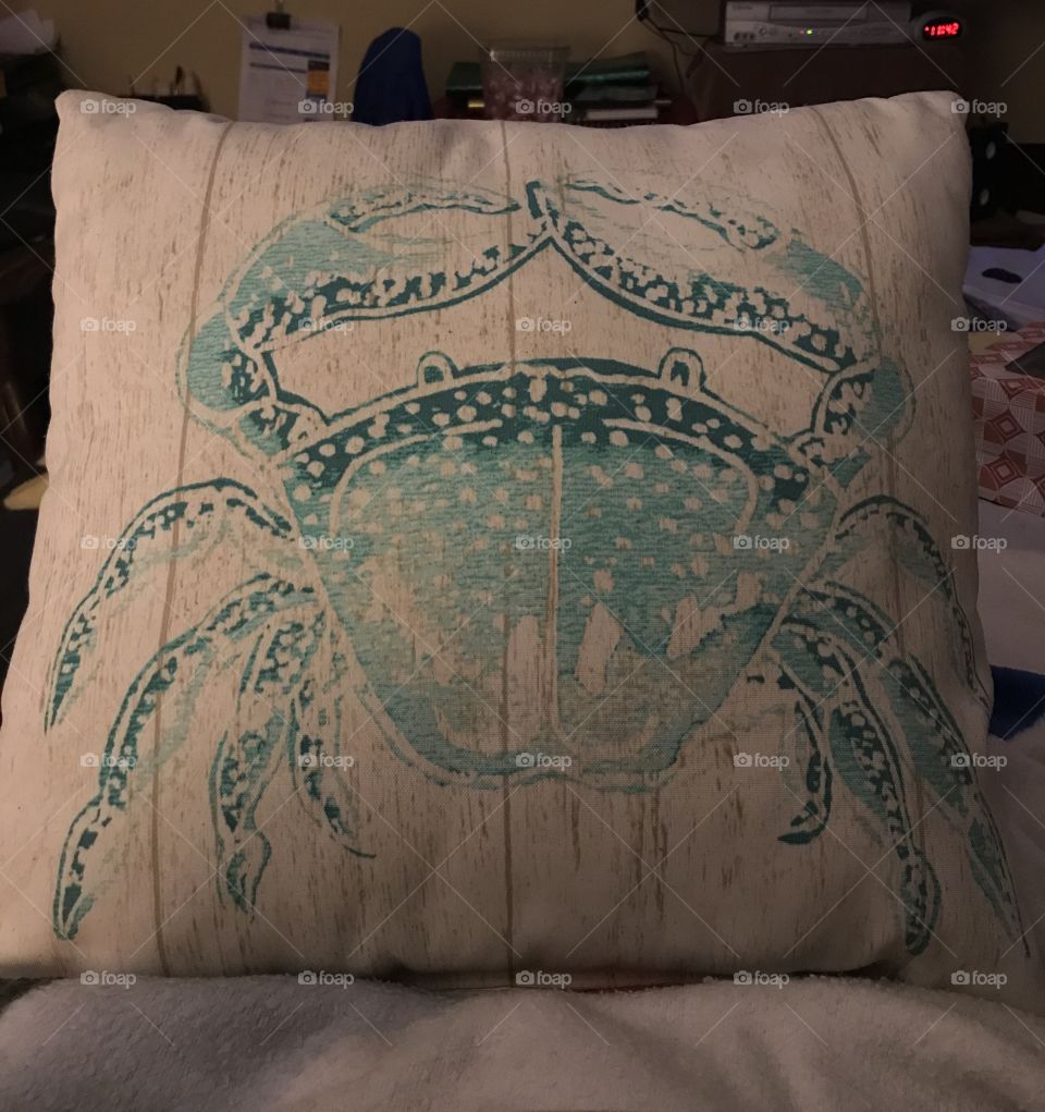 New crab pillow
