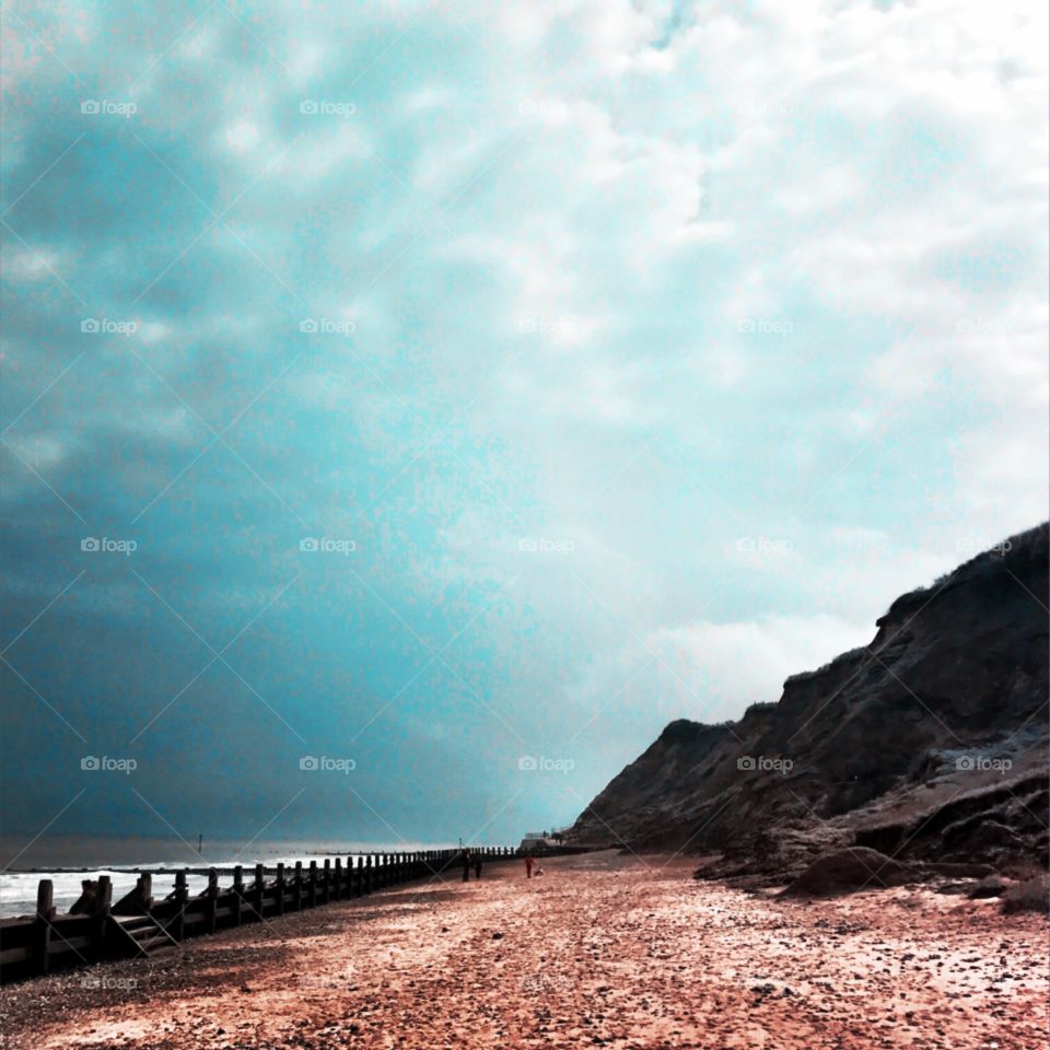 Abstract beach scenic 