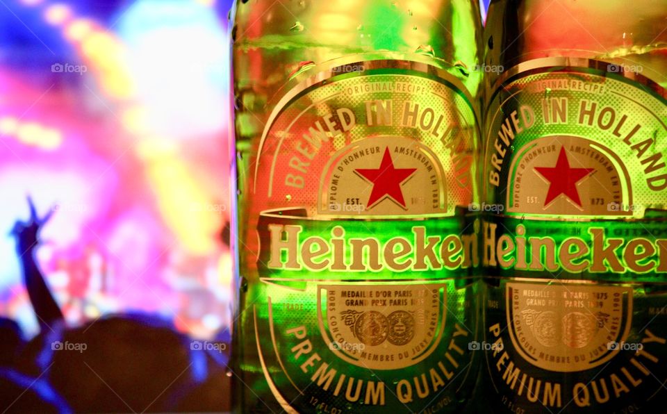 Heineken bottles