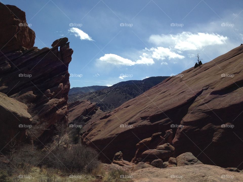 Red rocks