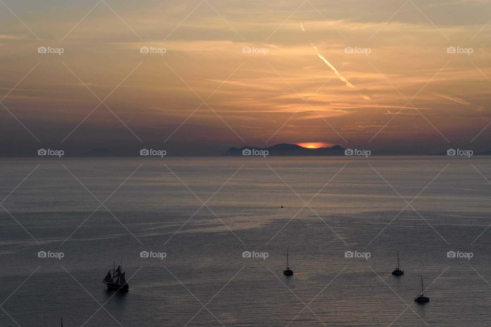 Santorini Greece sunset