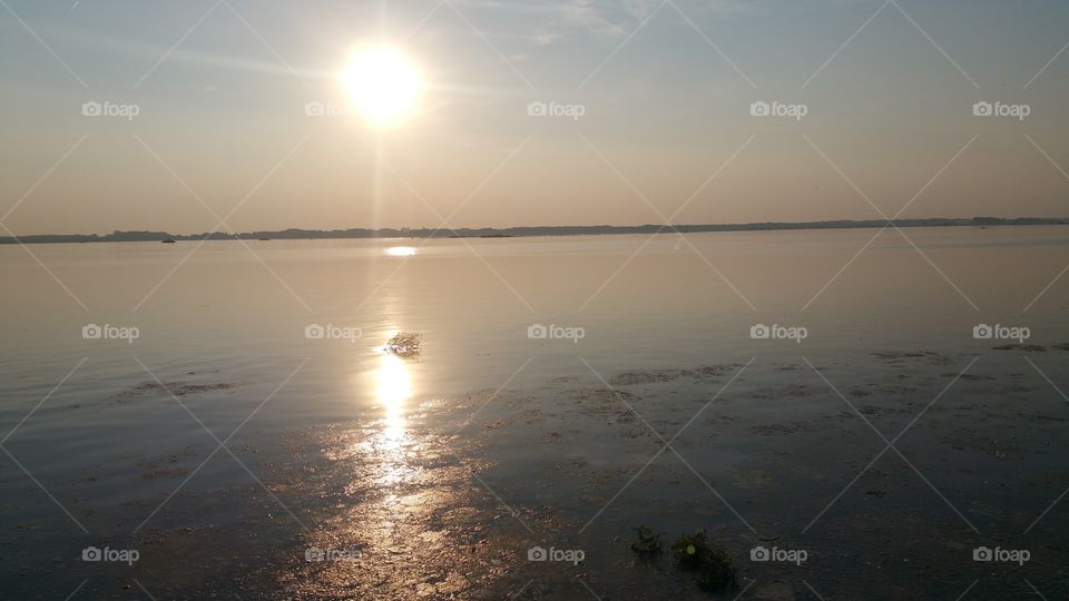 sun, sunset, water, river, Danube, freedom, fishing, sky, wet, outside, enviroment, dusk, autumn,