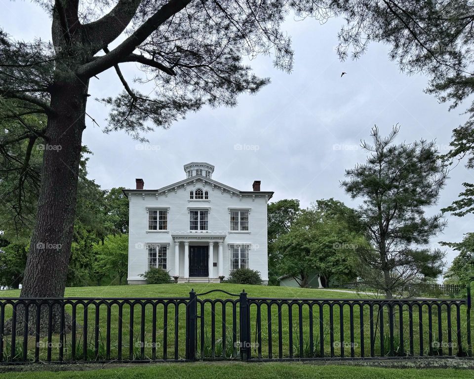 Historical old house in New England 