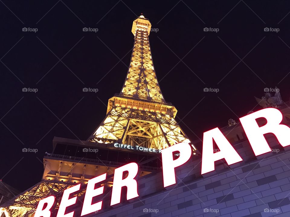 Las Vegas Eiffel Tower Paris