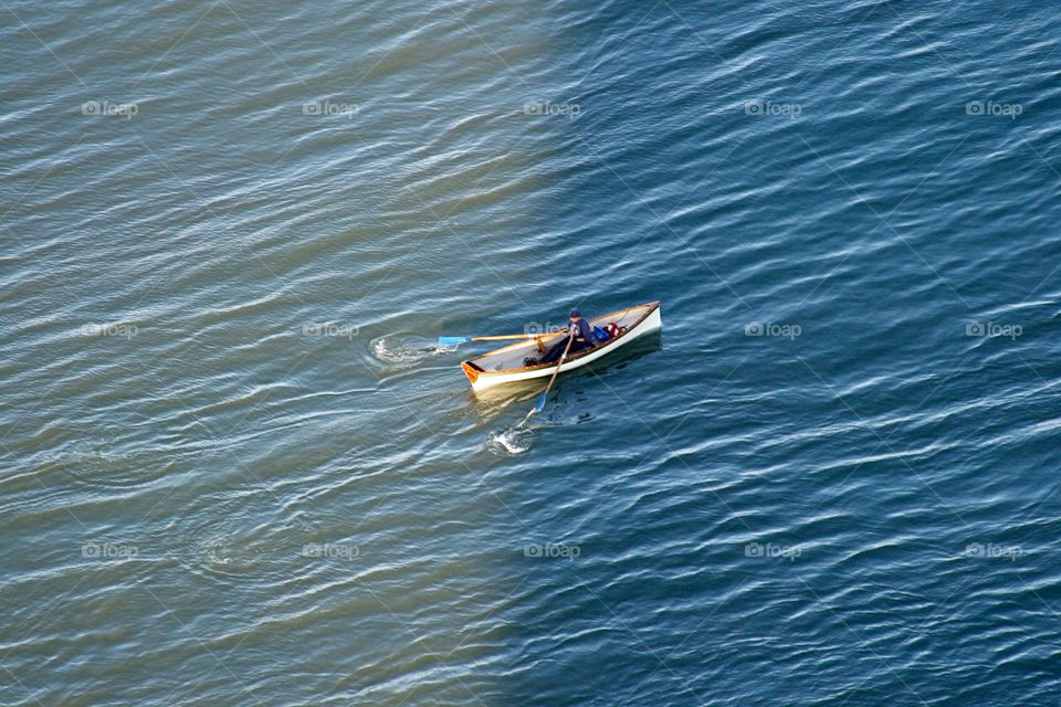 Boat in the ocean 