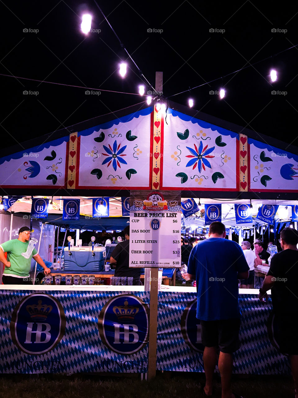 Oktoberfest beer price menu 