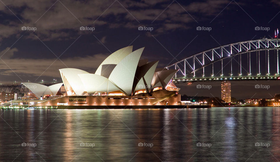 water night reflection australia by nautiflyer