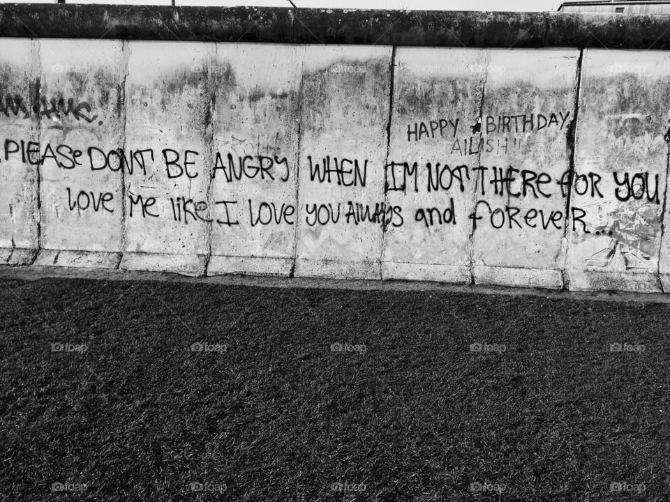Berlin Wall Love Quote