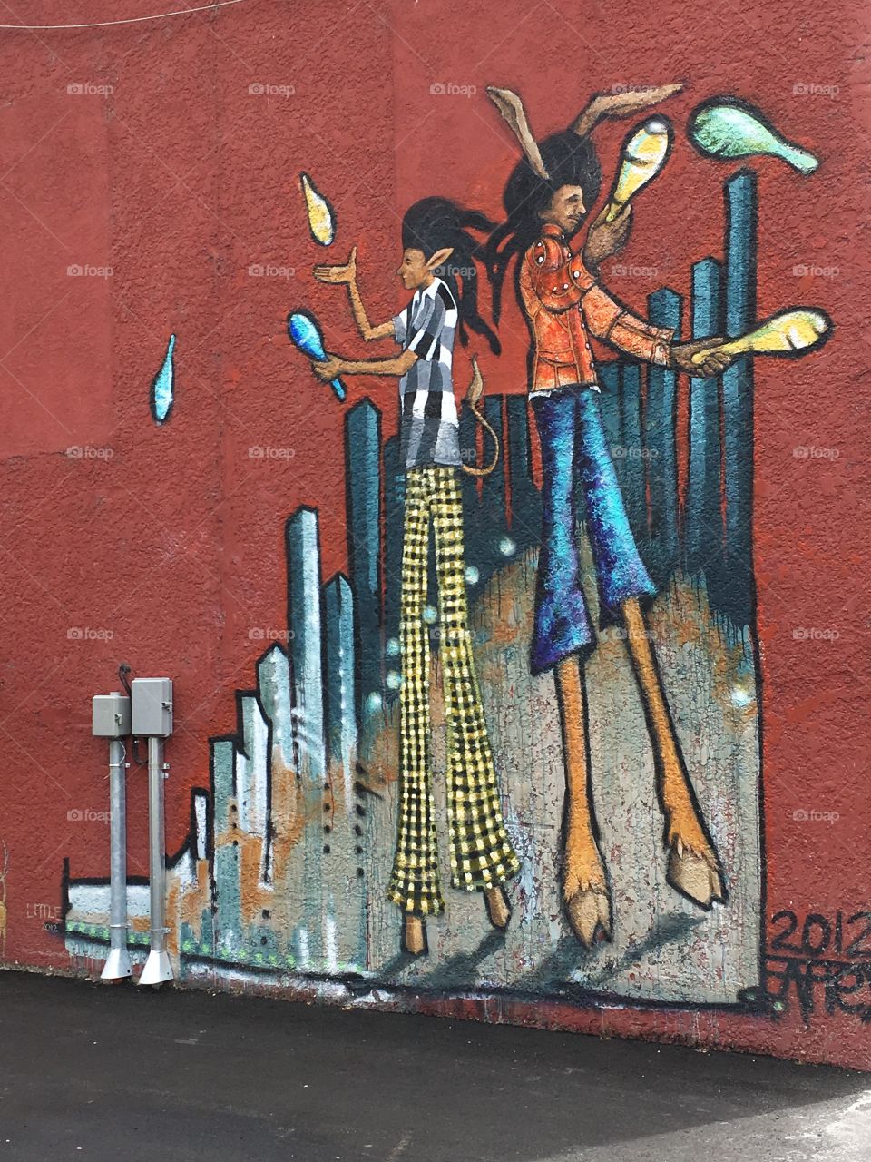Amazing artwork found on a building 