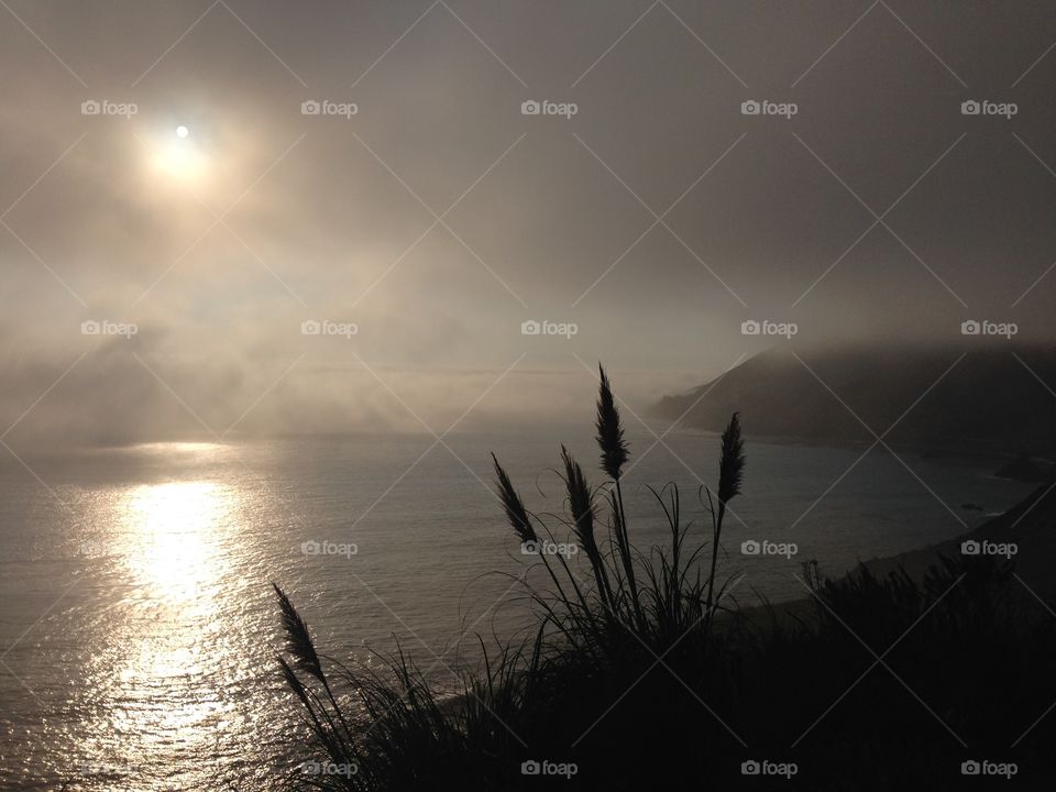 Ocean view on Pacific Coast Highway
