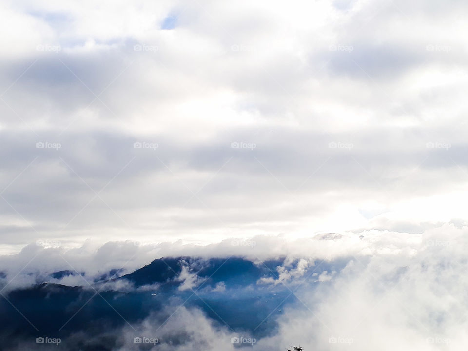 Beautiful cloudy mountain...Ukhrul, Manipur, India...