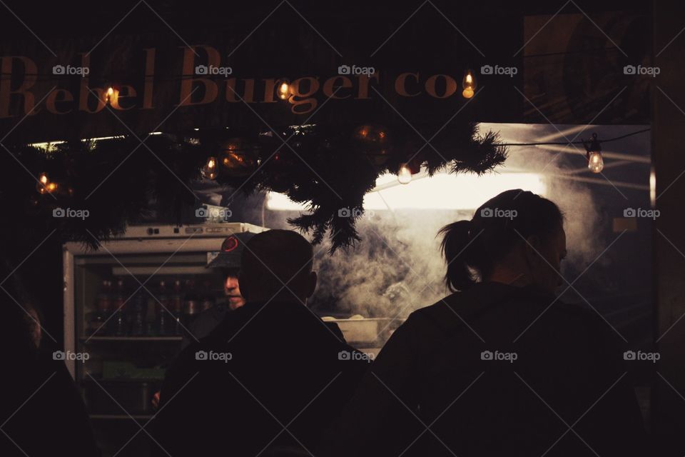 People, Light, Adult, Flame, Two