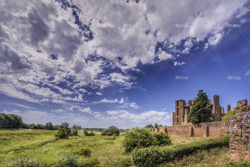 Castle. Ruined castle 