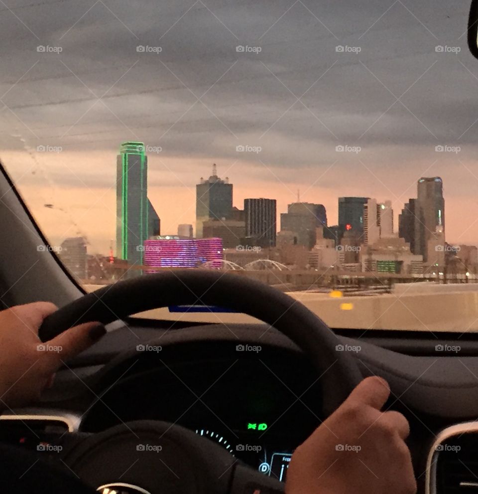Stormy Dallas Drive