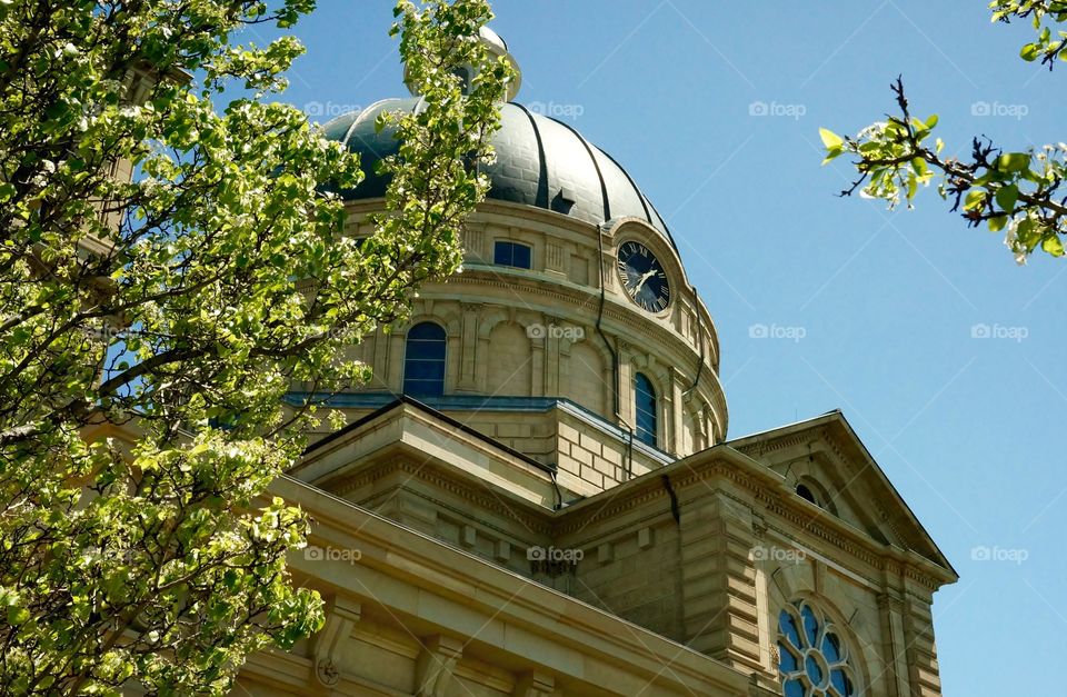 Low angle view of a church