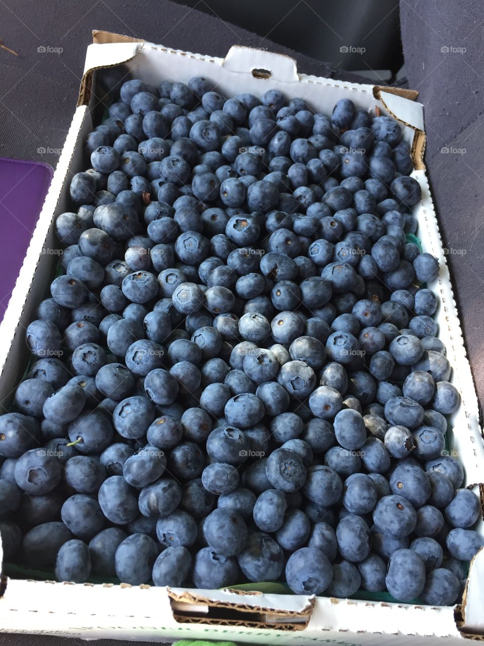 Bunch of blueberries 