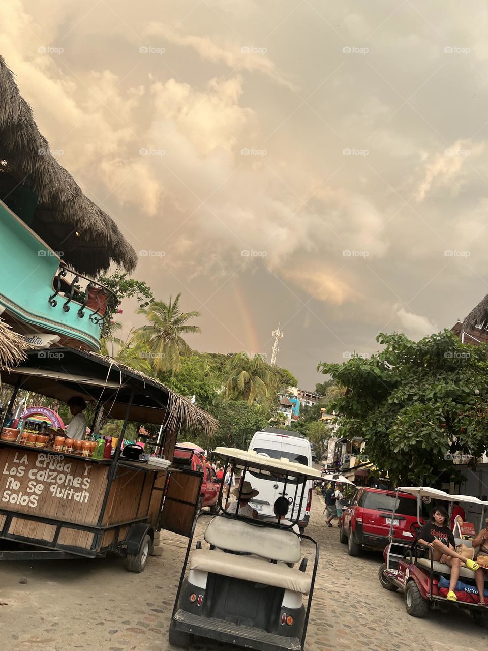 Arcoíris después de la tormenta