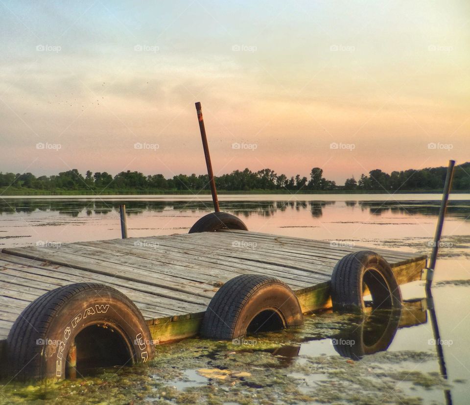 Last Light on the Dock