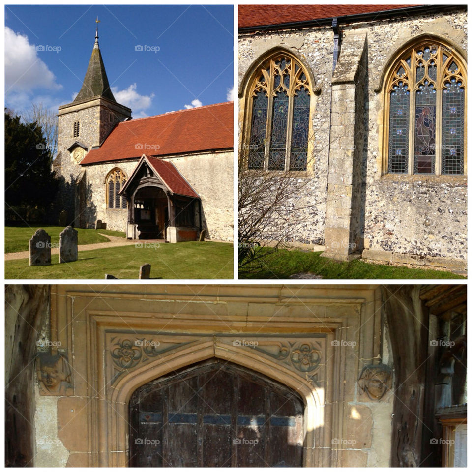 Church of St. Peter and St. Paul, Yattendon, Berkshire, England.