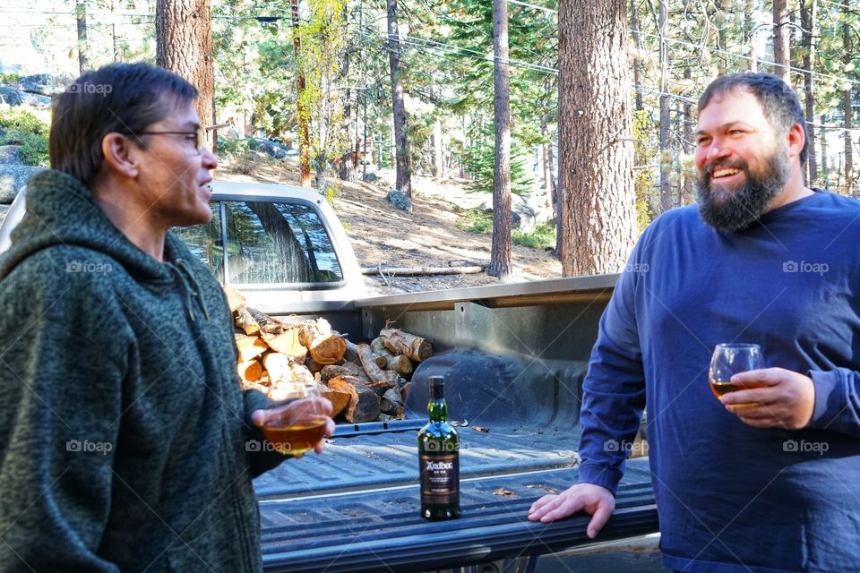 Men Drinking Whiskey