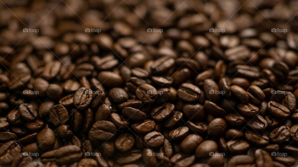 Coffee beans background 