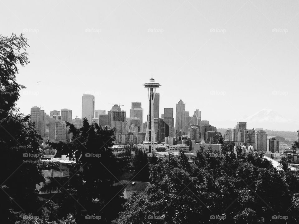 Space Needle. View of the Space Needle from Kerry Park
