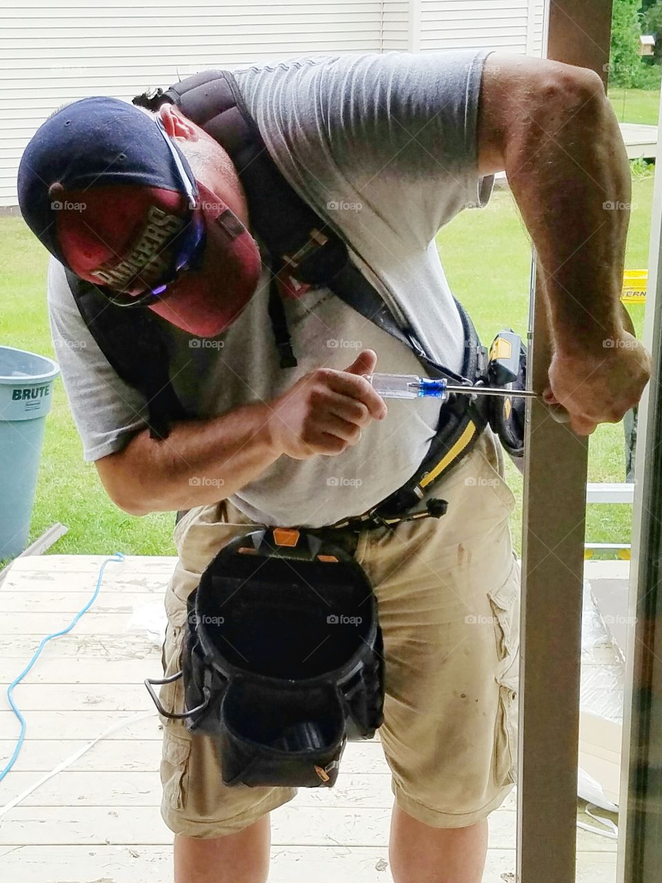 Installer midway through installation process