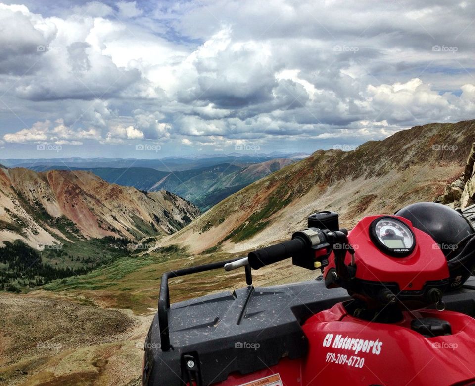 ATV Colorado mountain trail