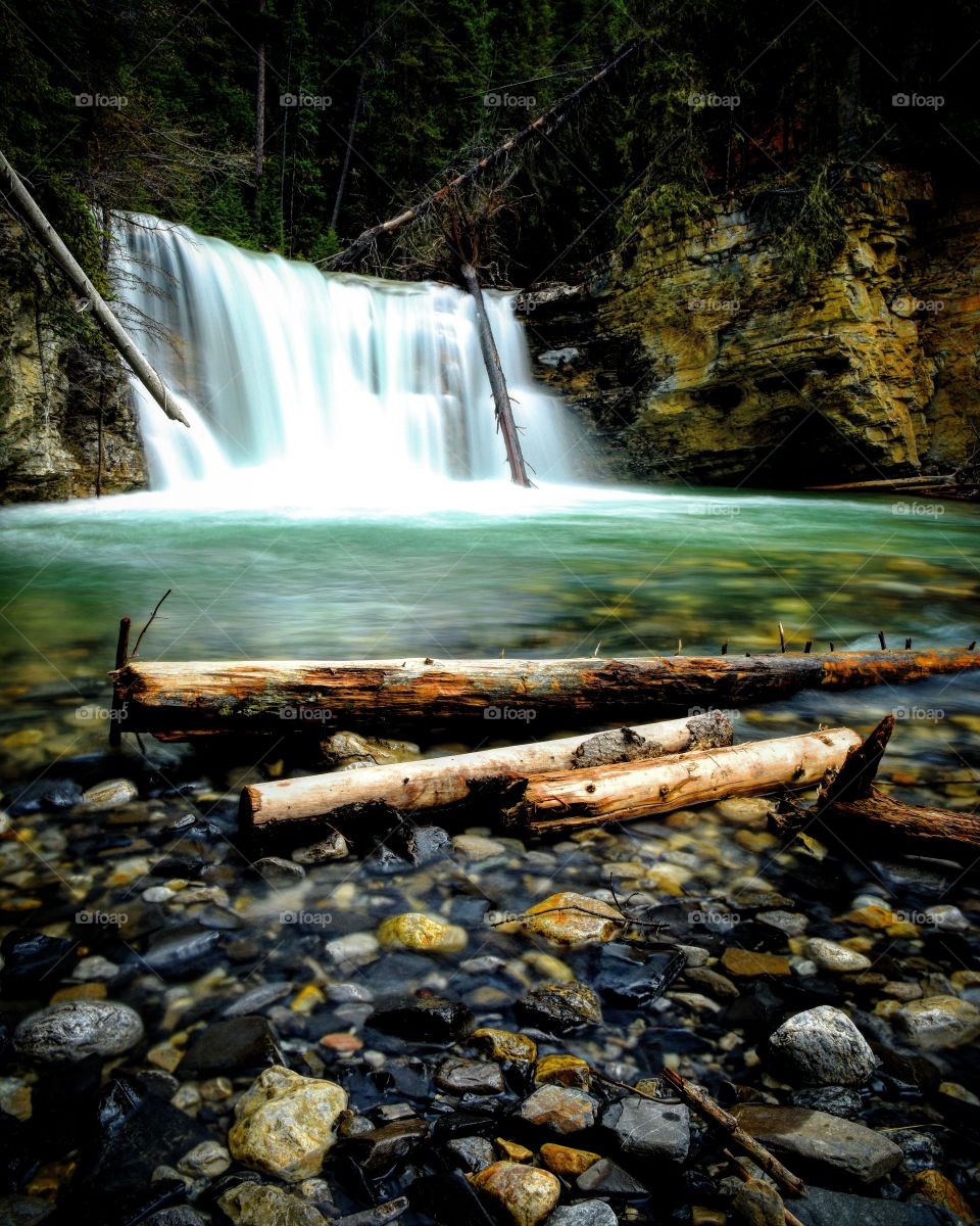 Water, Wood, Waterfall, Nature, River