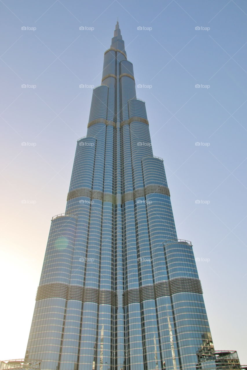 View on building . Burj haliba in Dubai 