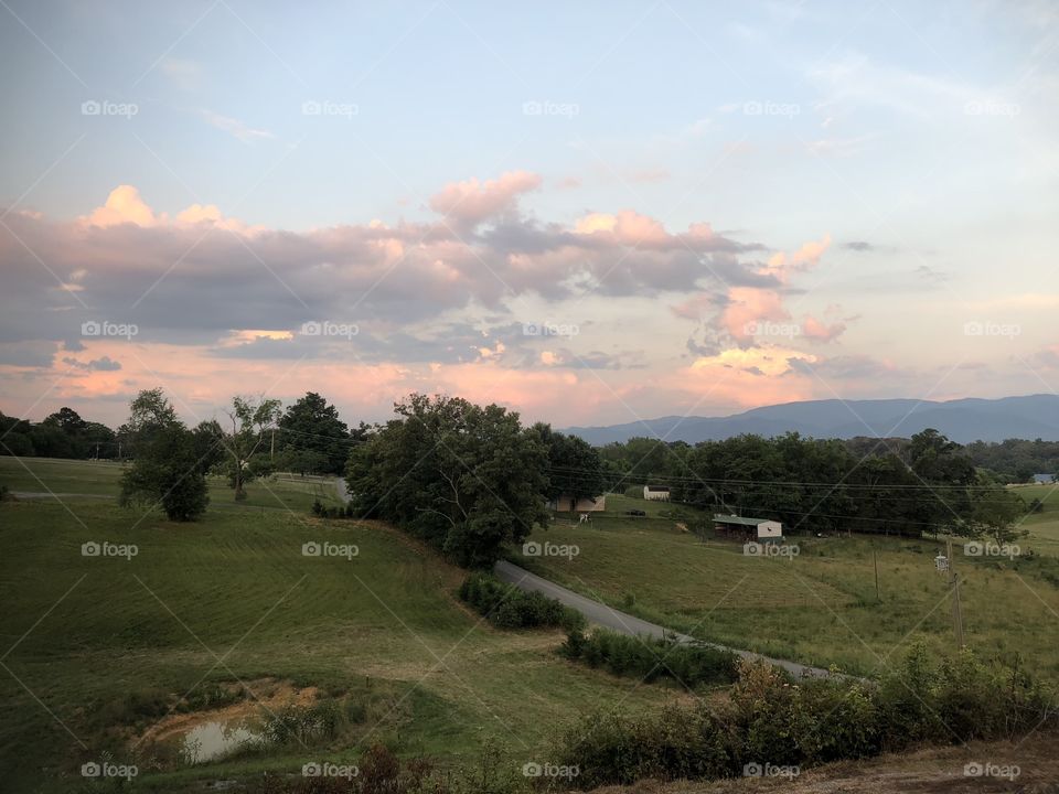 Tonight’s view of heaven! Northeast TN Mountains at its most glorious! 6/16/18