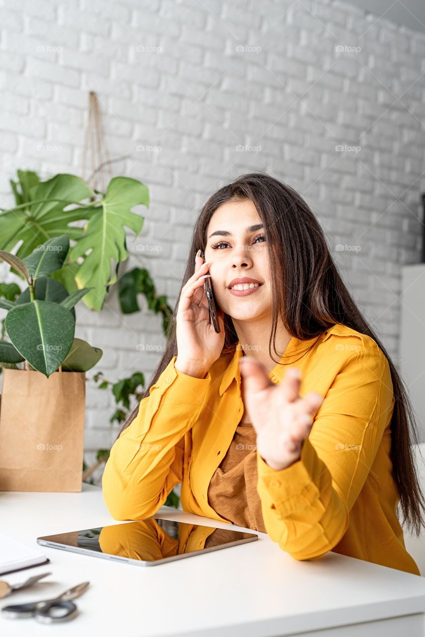 woman using smartphone