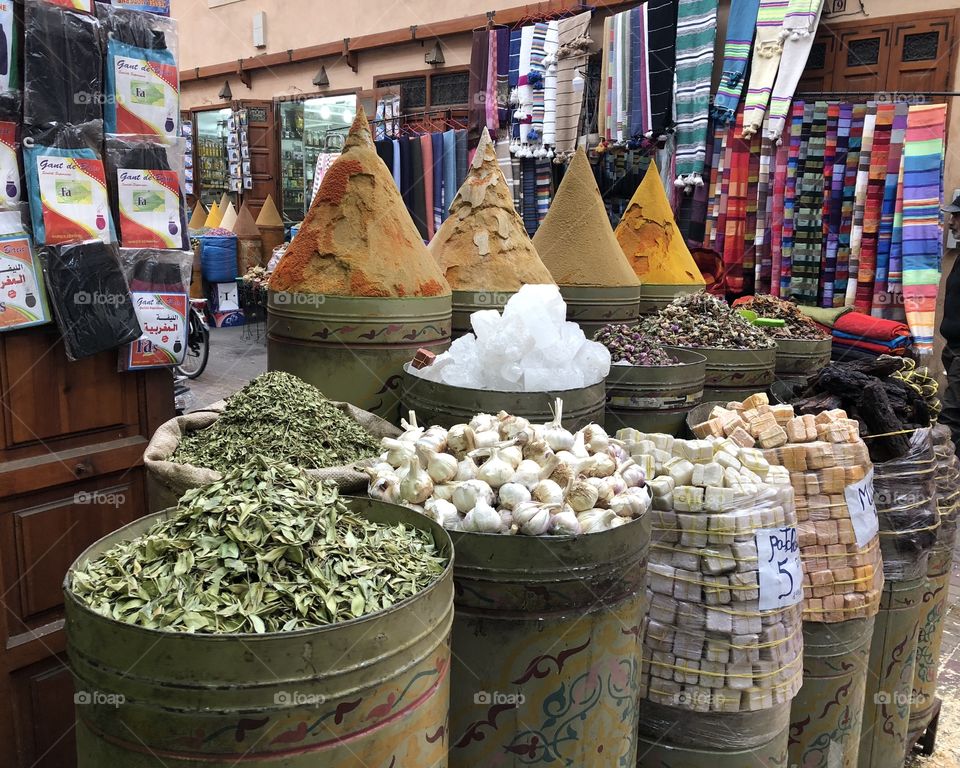 Spices. Marrakech 